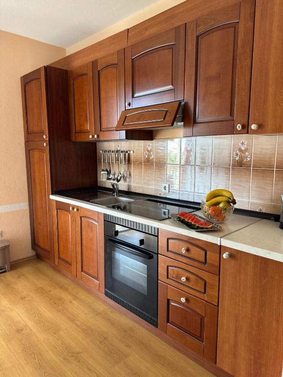 Kuchyň nebo kuchyňský kout v ubytování Apartmani "Bodulo"