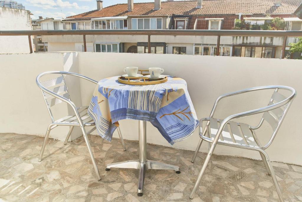 A balcony or terrace at Batak Studio