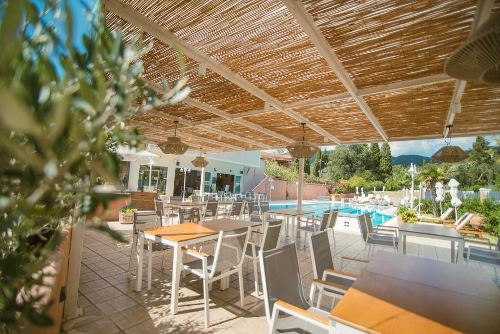 Bazén v ubytování Garden Budget Rooms nebo v jeho okolí