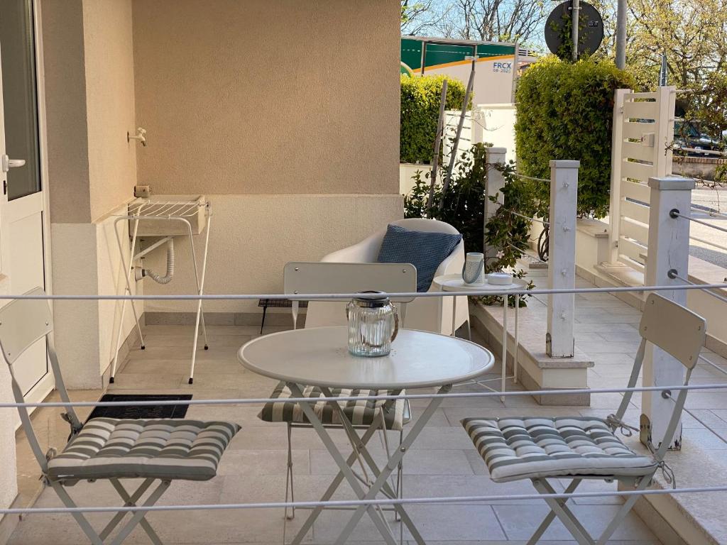 Balkón nebo terasa v ubytování B&B 125Metri sul mare