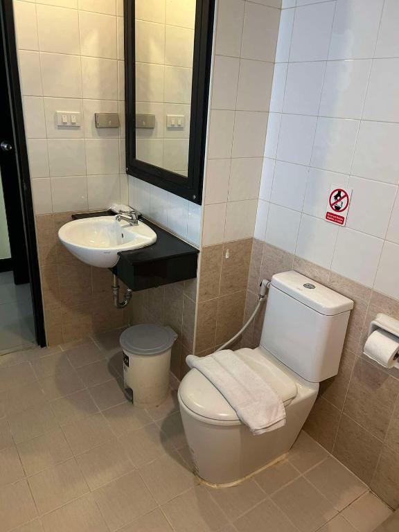 Koupelna v ubytování Star House Patong