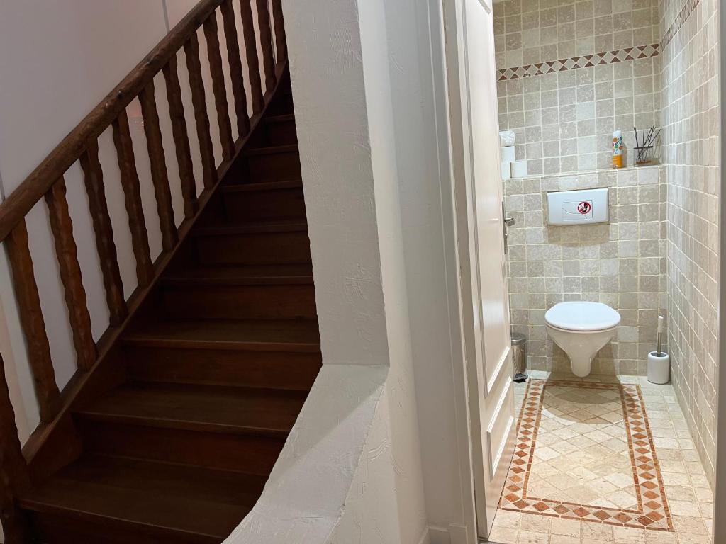 Koupelna v ubytování Villa Antoline