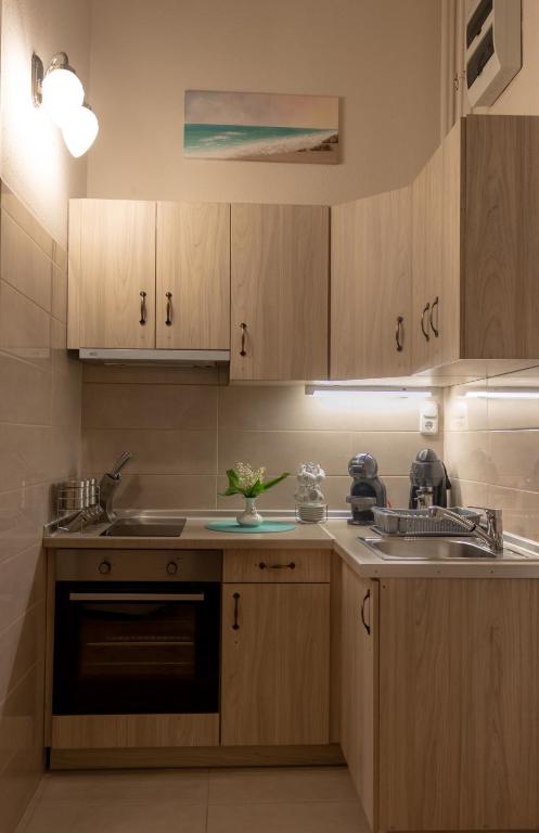 Kuchyňa alebo kuchynka v ubytovaní Suzy Apartman