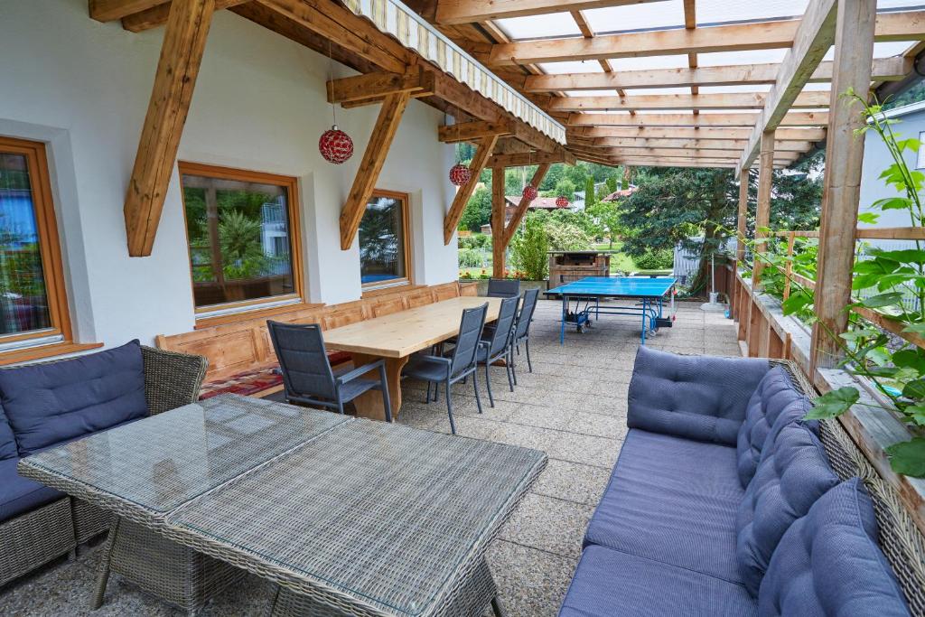 Posezení v ubytování Chalet Pienz