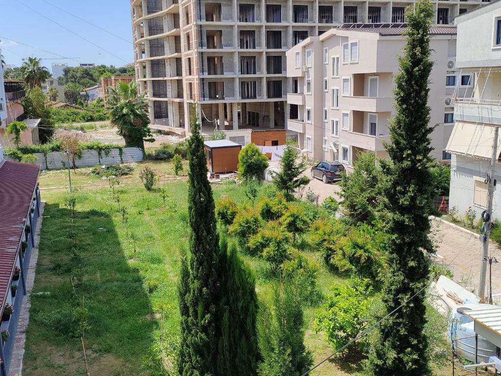 Zahrada ubytování Learti Apartment