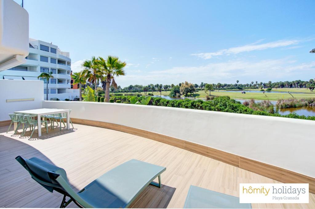 Balkón nebo terasa v ubytování Homity Holidays - Playa Granada - Mar de Astrid