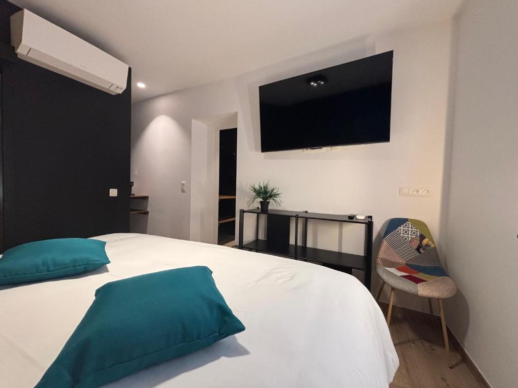 Postel nebo postele na pokoji v ubytování -1331- Chambres à louer