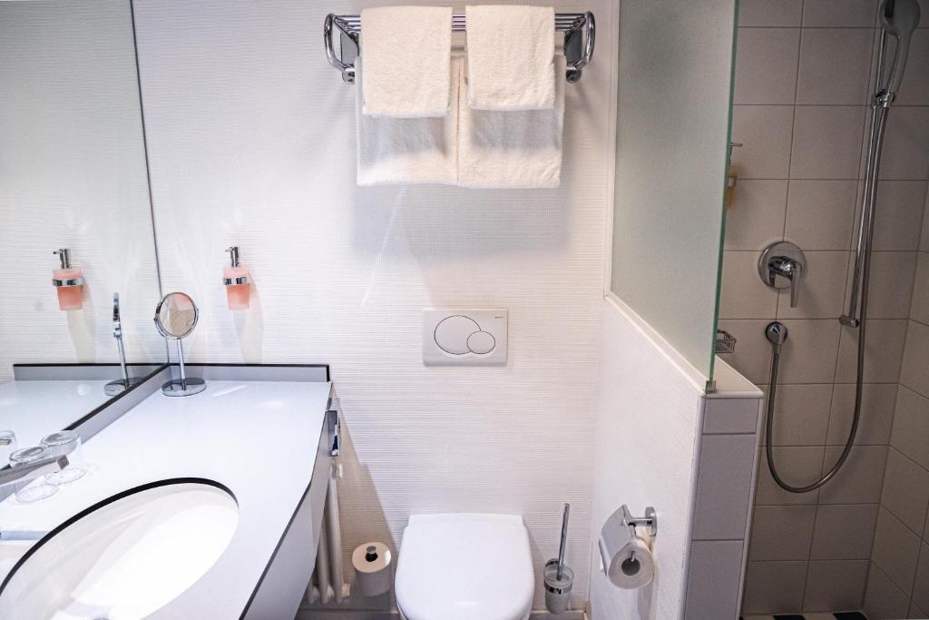 Vannituba majutusasutuses Albergo Carcani by Ketty & Tommy