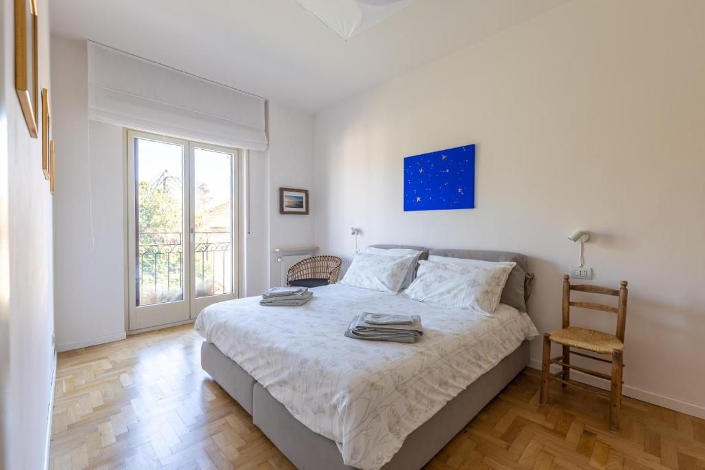 Postel nebo postele na pokoji v ubytování Blue Dream