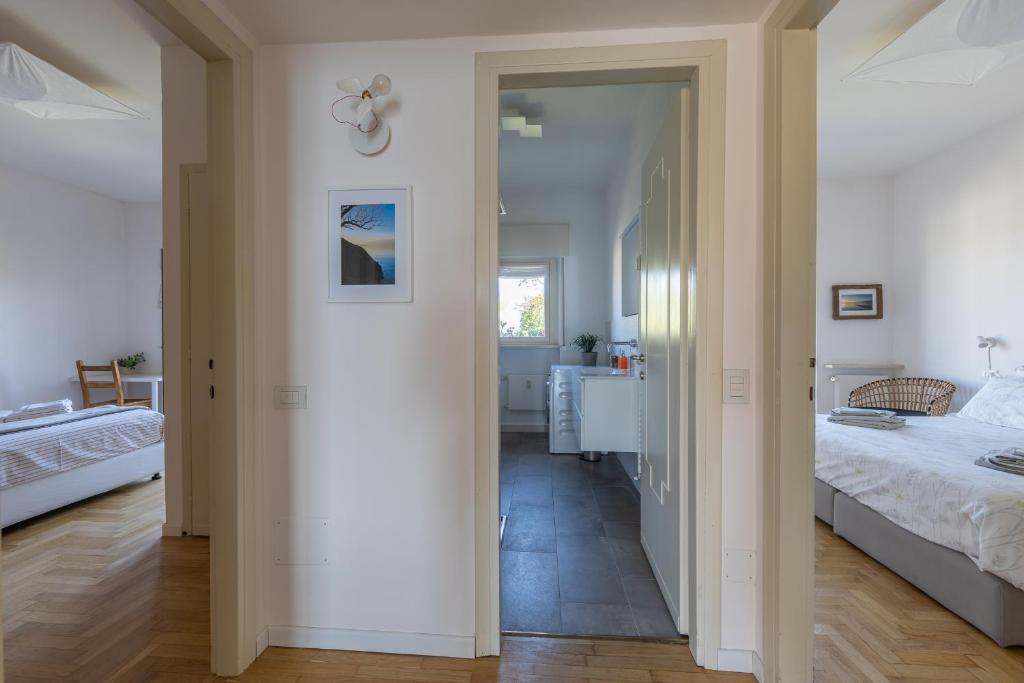 Postel nebo postele na pokoji v ubytování Blue Dream