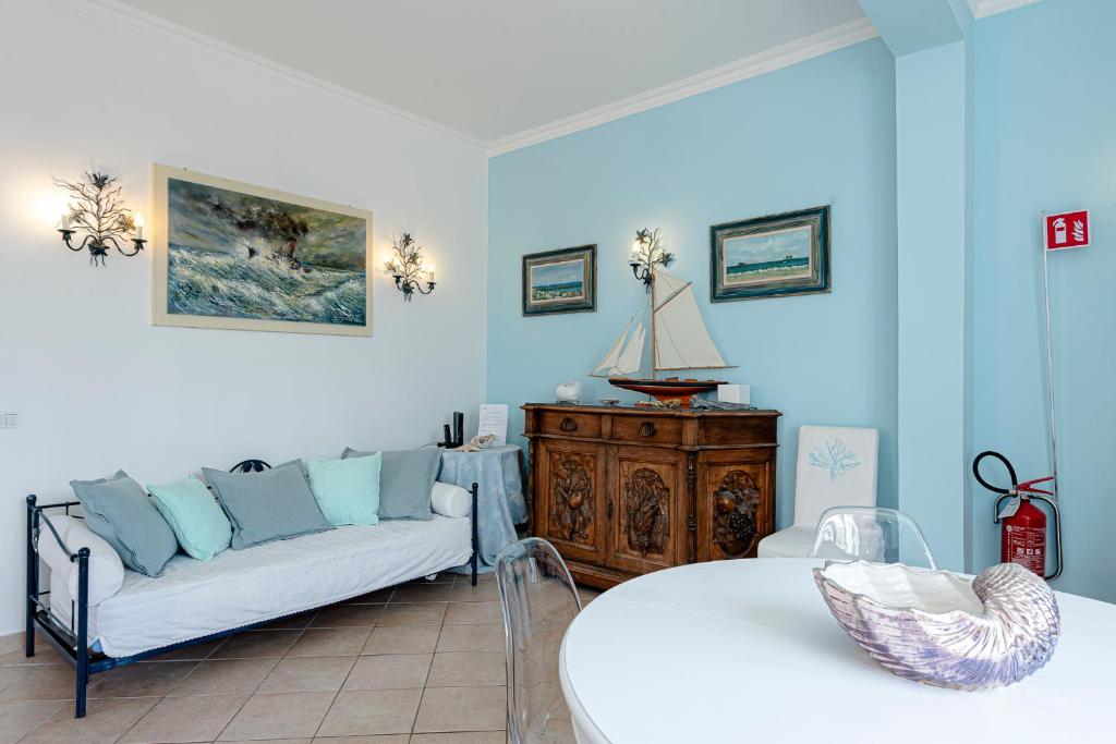 Posezení v ubytování Villino dei Coralli