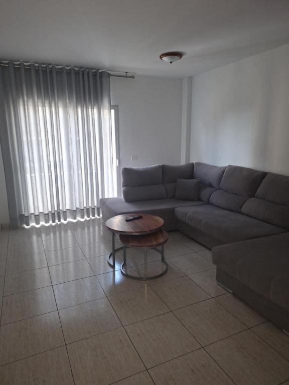 A seating area at Apartamentos Frontera