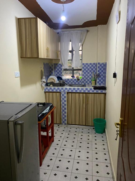 Köök või kööginurk majutusasutuses Ash Apartment