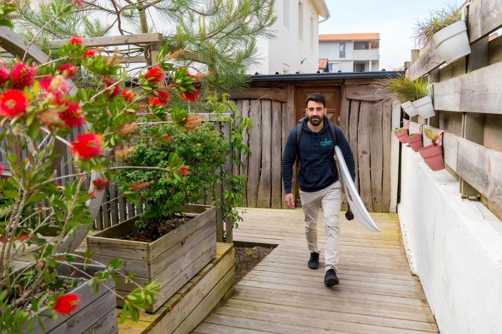 Zahrada ubytování Ted Surf House