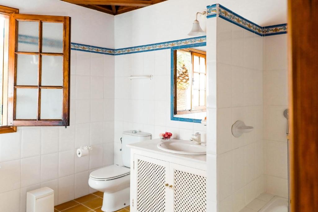 Koupelna v ubytování Casas-Bungalows Los Pajeros