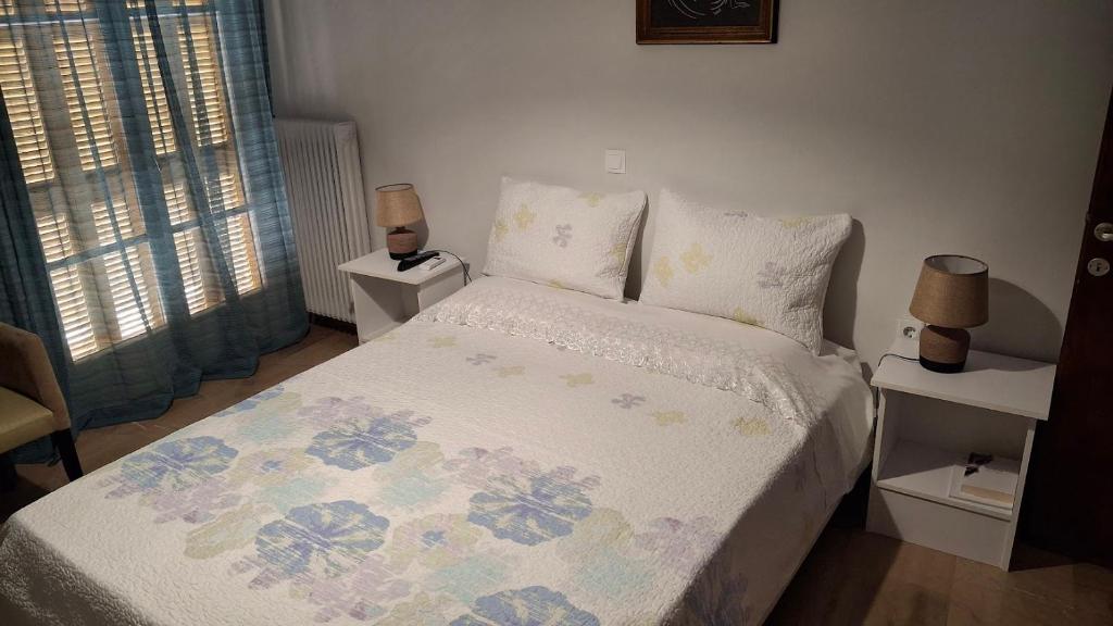 Letto o letti in una camera di NAFPAKTOS APARTMENT, STUDIOS AND ROOMS iN PORT
