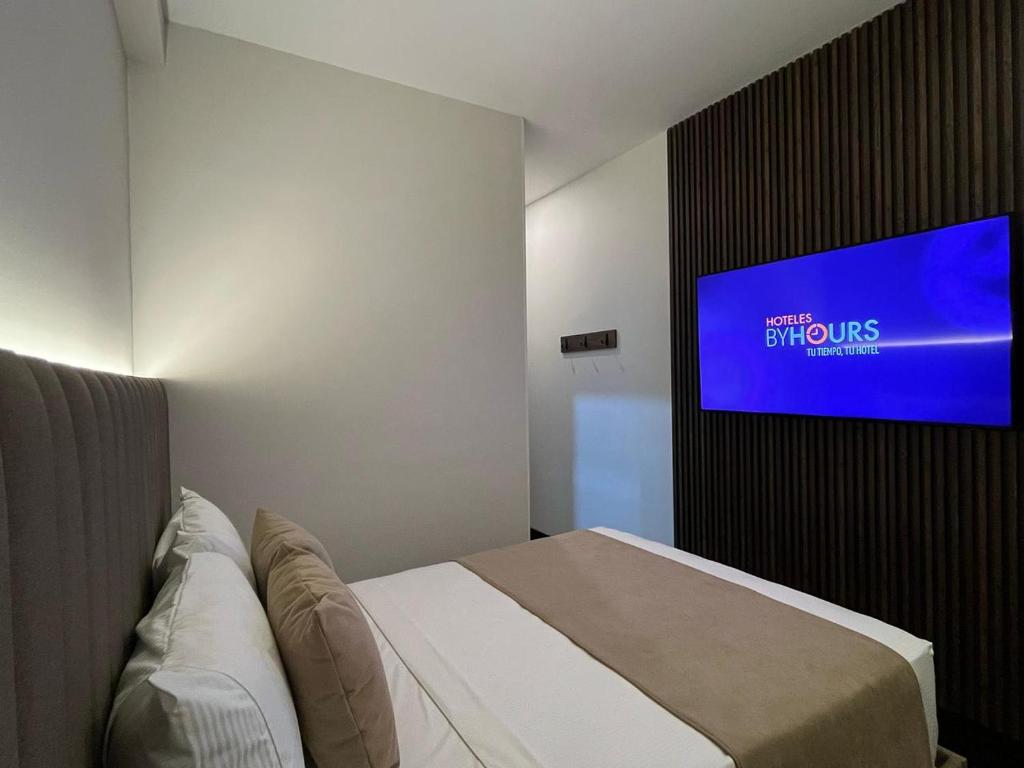 Postel nebo postele na pokoji v ubytování Hotel Continental ByHours