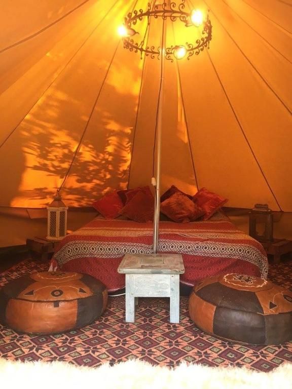 Posezení v ubytování Campo Portakal Eco Glamping