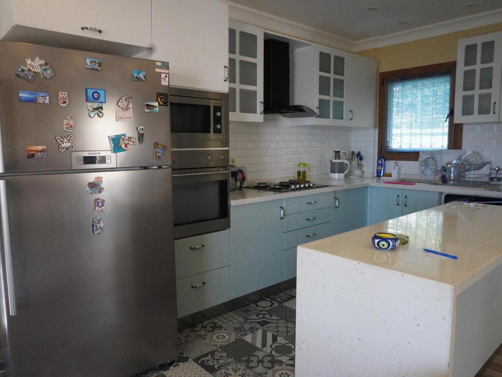 A kitchen or kitchenette at Cunda Villa Anka
