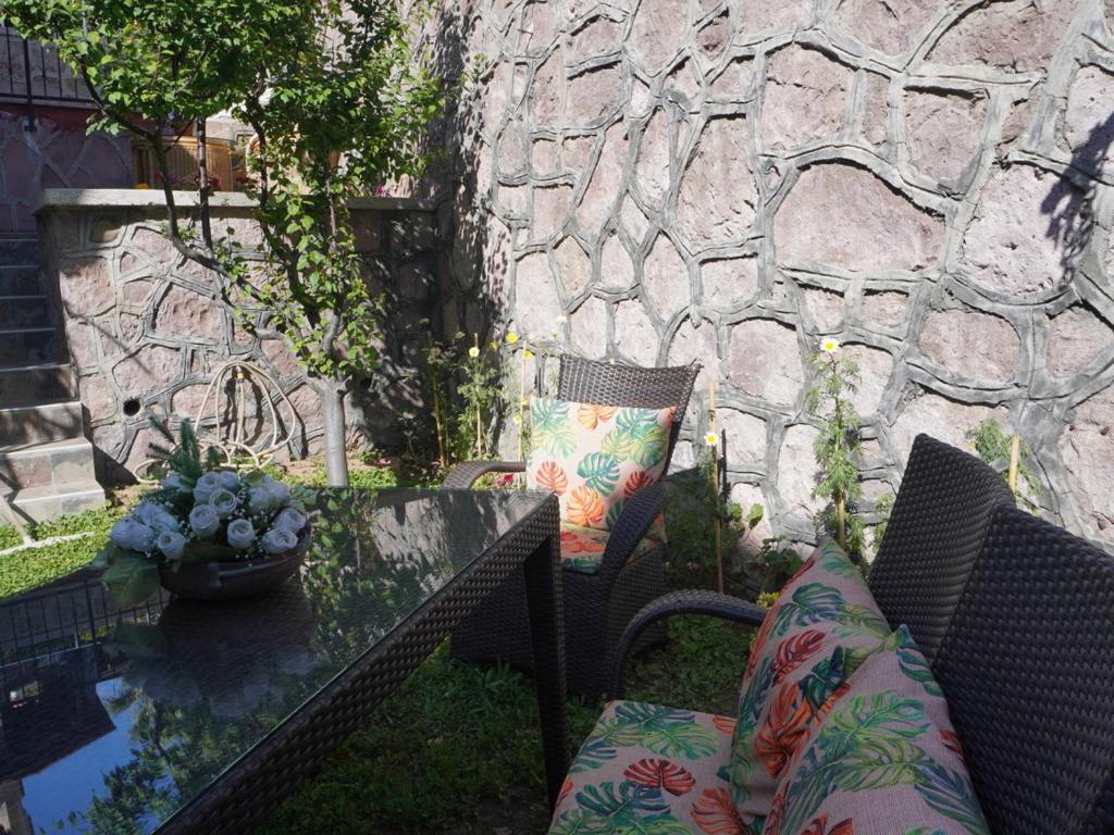 A seating area at Cunda Villa Anka