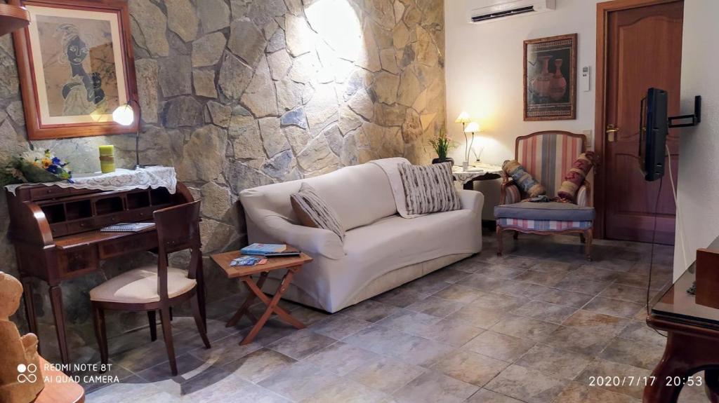 Posezení v ubytování Beautiful apartment in Tossa de Mar