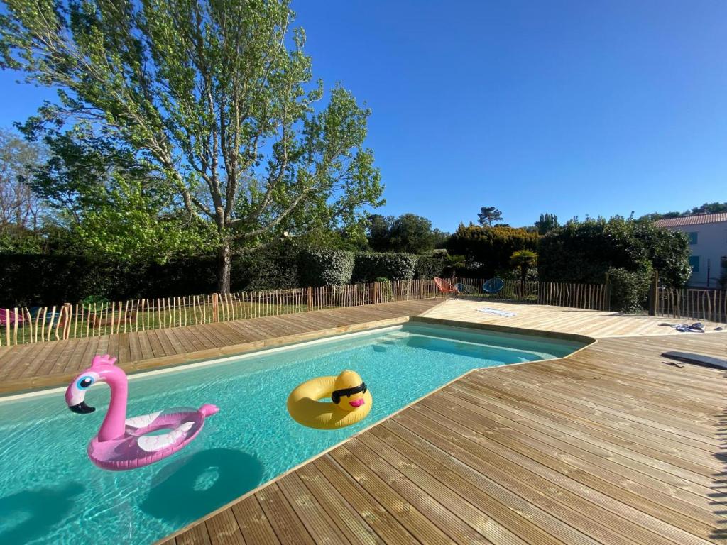 Πισίνα στο ή κοντά στο Ile d oléron Vertbois, Villa Bois Piscine et mer
