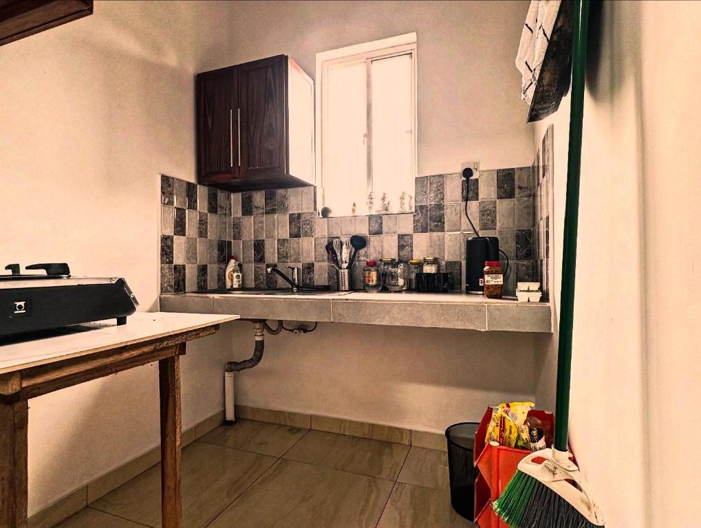 Kuchyň nebo kuchyňský kout v ubytování House of sincerity