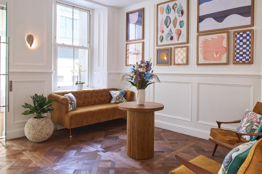 Гостиная зона в Harbour Hotel & Spa St Ives
