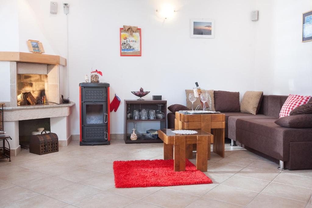 Posezení v ubytování Villa Lora