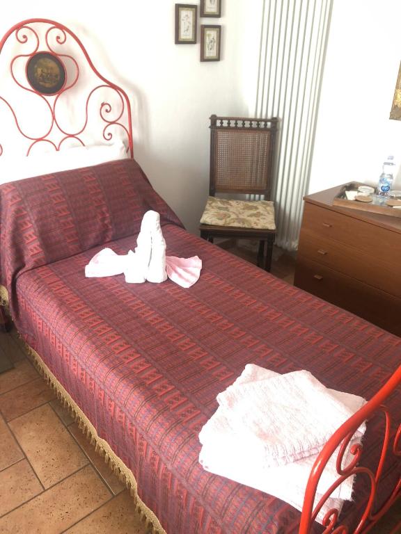 Postel nebo postele na pokoji v ubytování Molino Valsecchi 1369