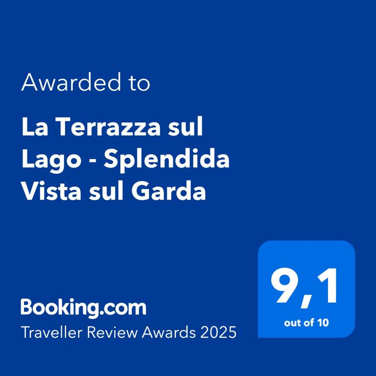 Certifikát, hodnocení, plakát nebo jiný dokument vystavený v ubytování La Terrazza sul Lago - Splendida Vista sul Garda