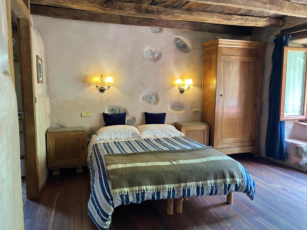 Casa Rural Ecológica Kaaño Etxea el Bosque y la Naturaleza Sentir - Habitación King Con Vistas A La Montaña