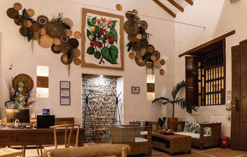 Posezení v ubytování Casa Bixa Hotel Boutique - Mayores de 12 años -