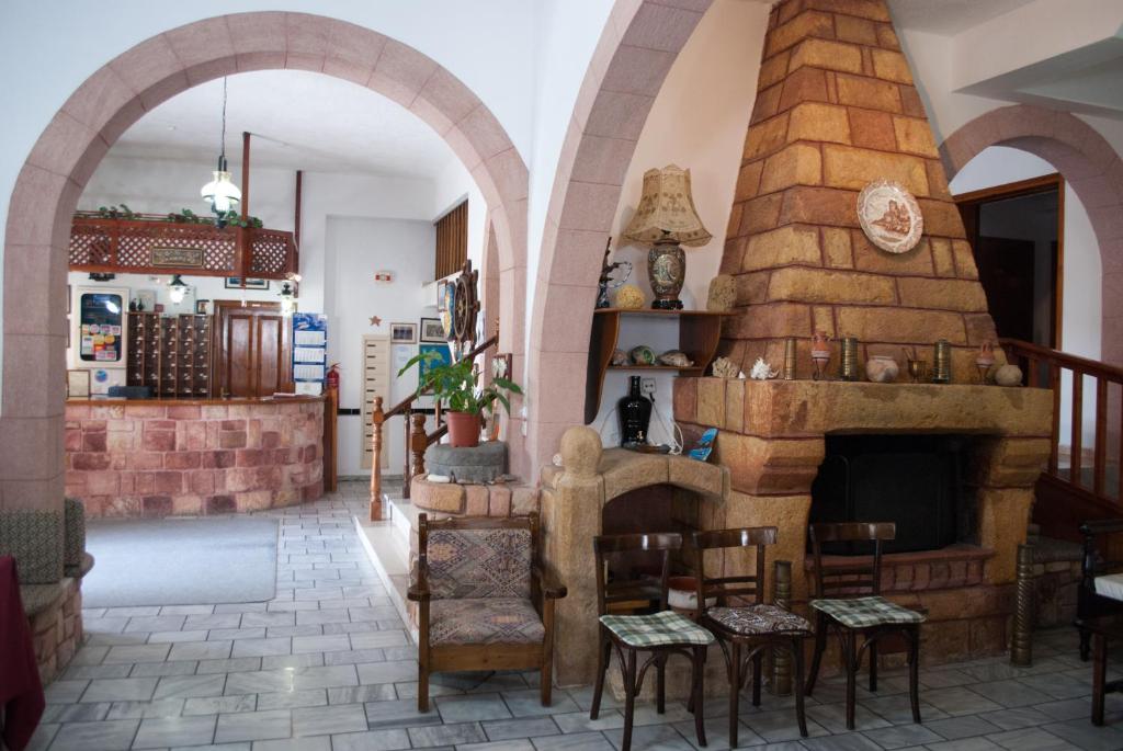 Posezení v ubytování Asteri Hotel