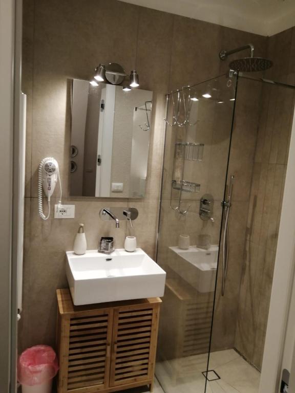 Koupelna v ubytování B&B Matt Ros