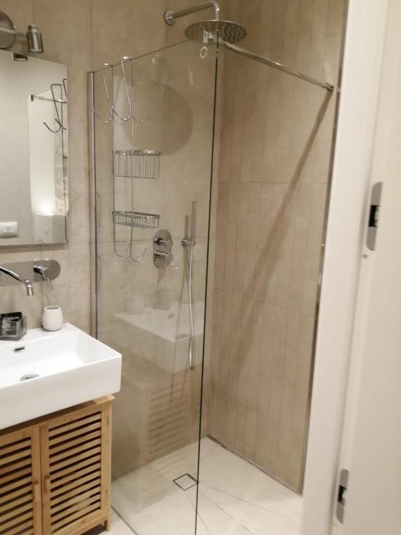 Koupelna v ubytování B&B Matt Ros