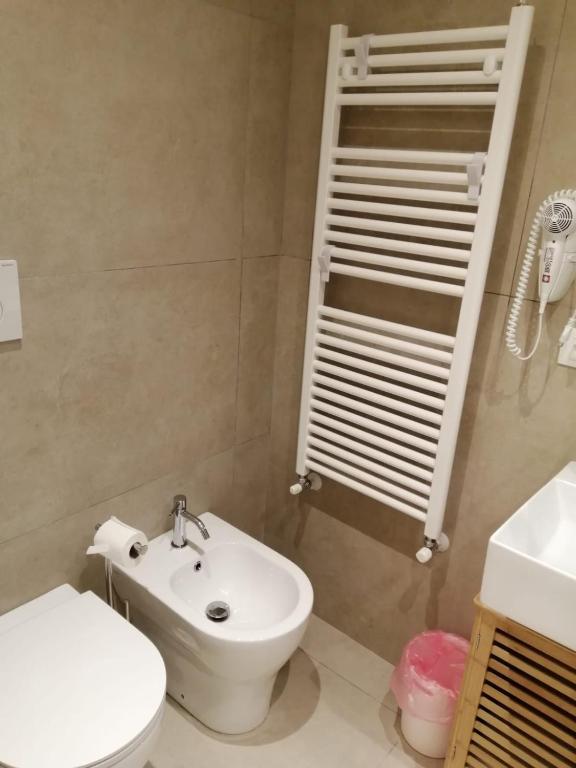Koupelna v ubytování B&B Matt Ros