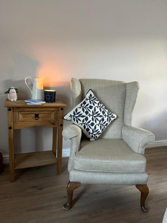 O zonă de relaxare la Katys Cottage, Barnoldswick