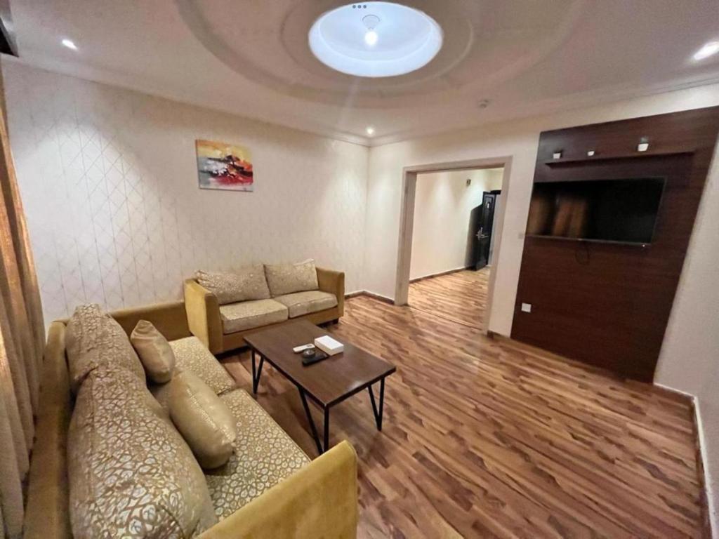 Posezení v ubytování شقق السلامة العائلية - Al Salamh Family Apartments
