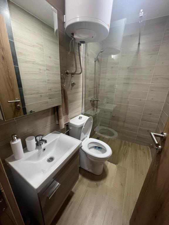 Koupelna v ubytování Apartman Ilić