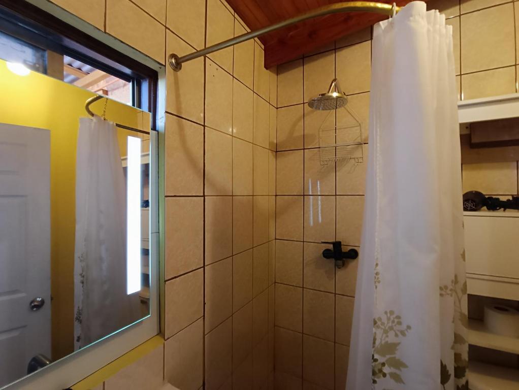 Koupelna v ubytování Hostal Yurak