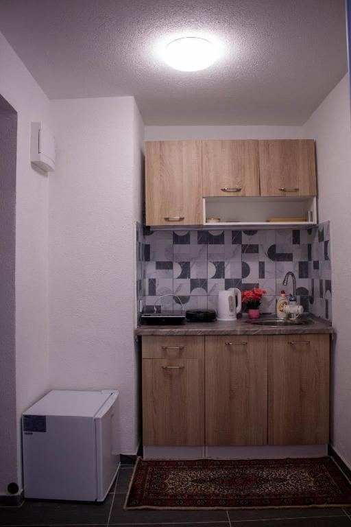 Kuchyň nebo kuchyňský kout v ubytování Bosanska avlija