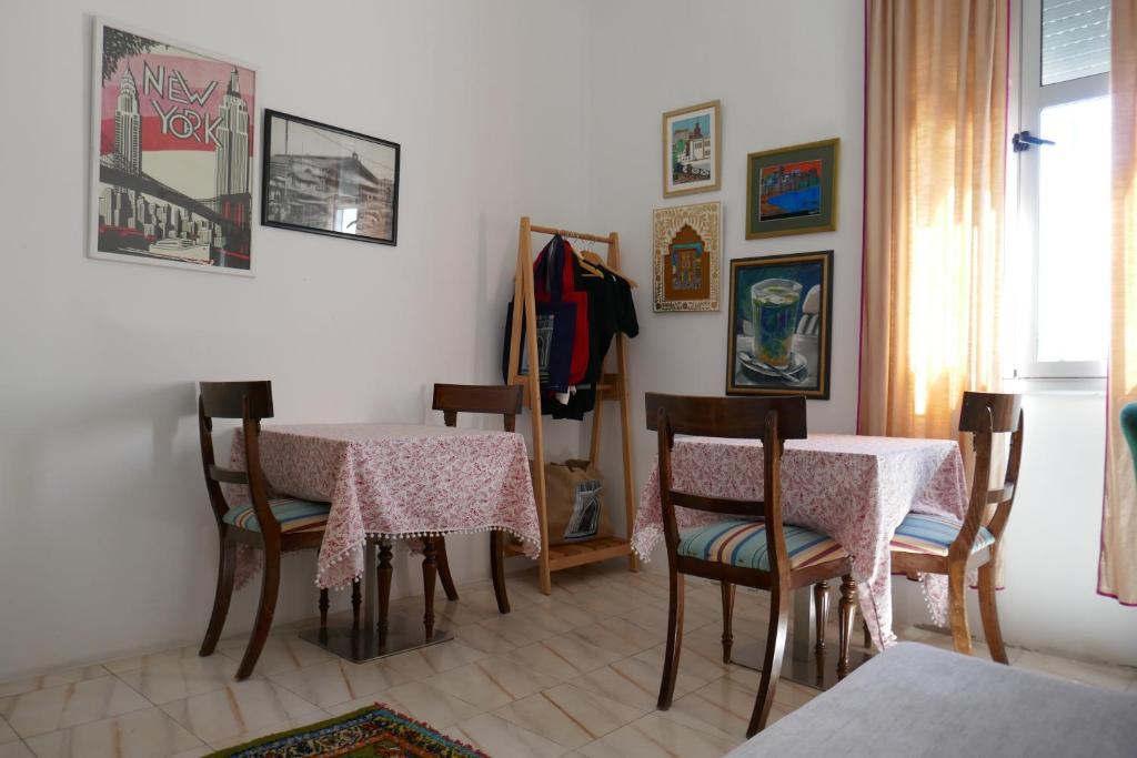 Χώρος καθιστικού στο chez Aissam