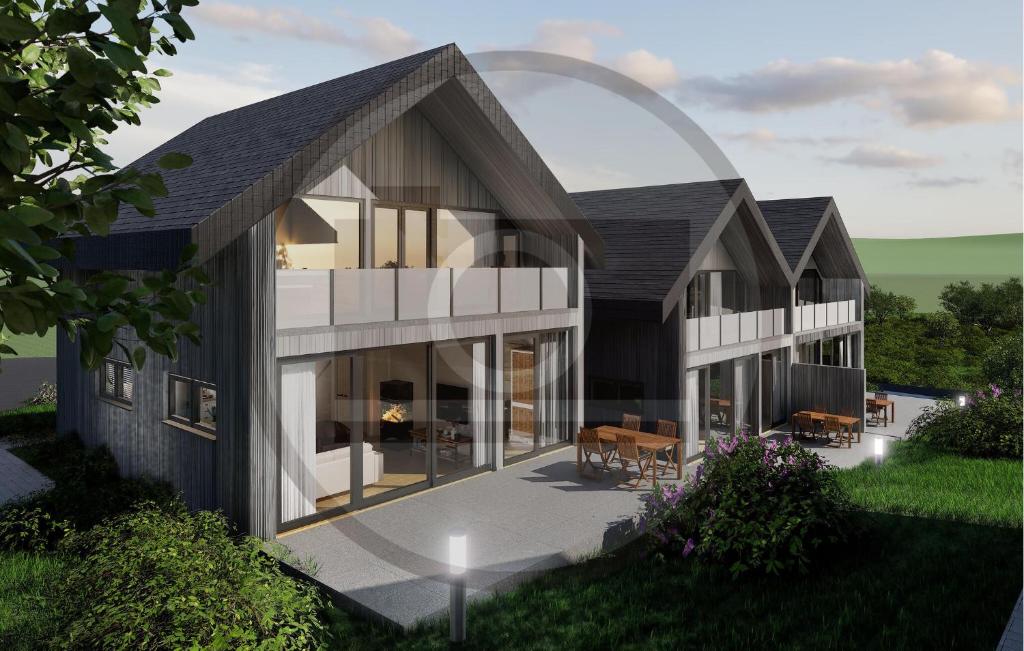 a rendering of a house at Ferienhauspark Hasselfelde in Hasselfelde