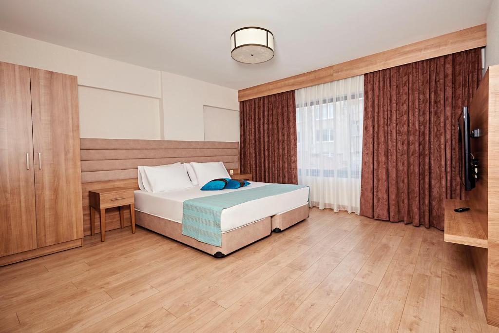 Postel nebo postele na pokoji v ubytování Bursa Suites Apart Otel