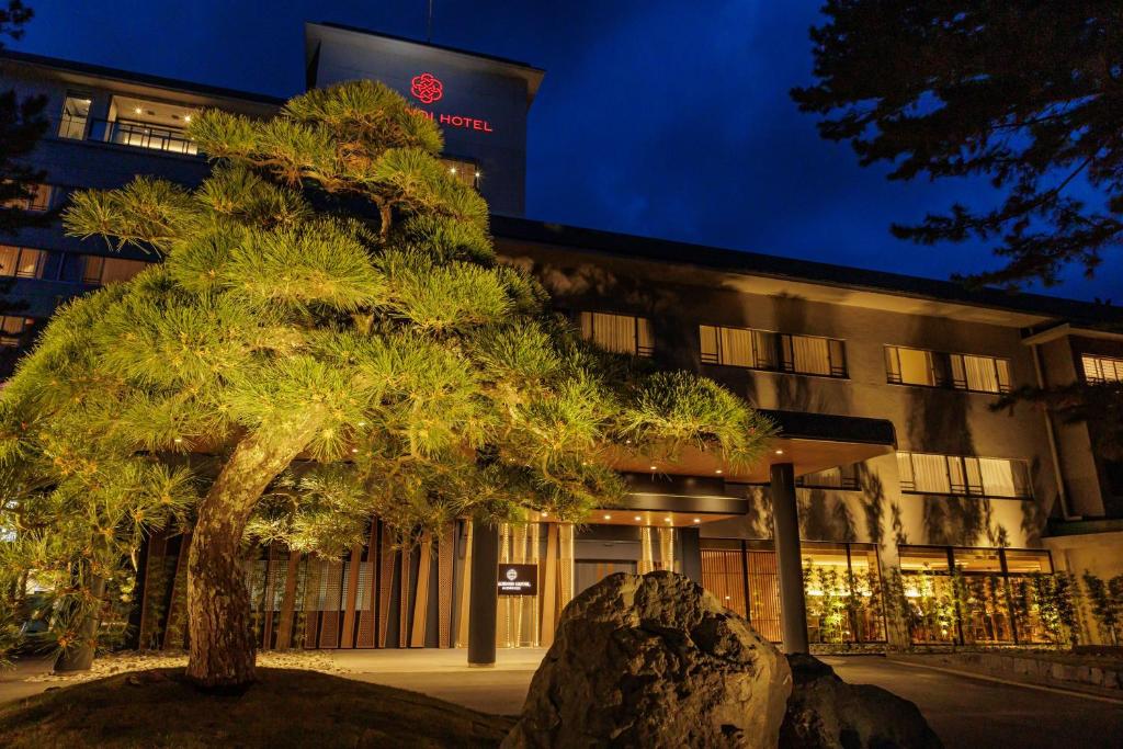 Budova, kde se ryokan nachází