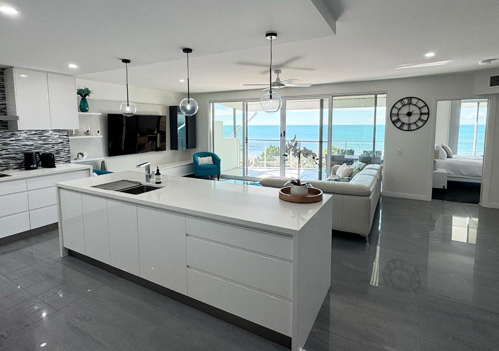 View of 3 Bedroom Beachfront Penthouse with Epic Rooftop & Ocean Views, Pialba ...