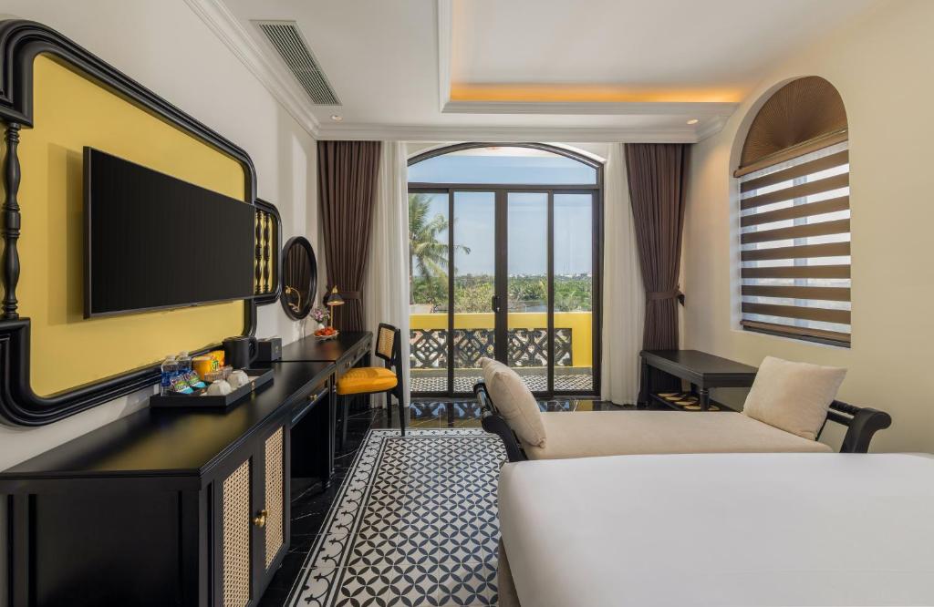 TV/trung tâm giải trí tại Nesta Hoian Resort & Spa