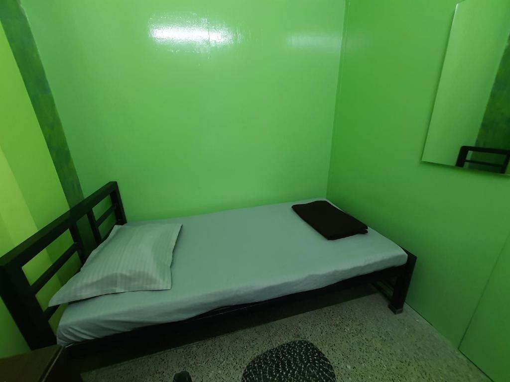 Postel nebo postele na pokoji v ubytování Bubble Beds