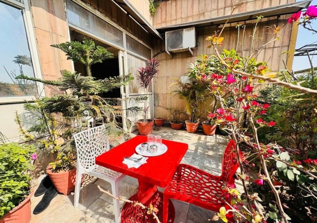 Balkón nebo terasa v ubytování Hotel Aeron Paharganj